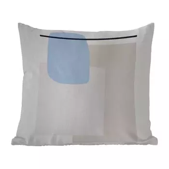 Уличная подушка MuchoWow - Абстракция - Геометрические фигуры - Штриховые рисунки - 50x50 см - Устойчивость к атмосферным воздействиям - Подушка для отдыха - Чехол на подушку - Хлопчатобумажная ткань - Декоративные наволочки, мультиколор