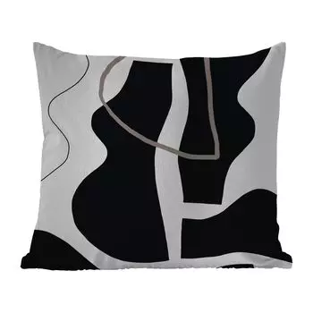 Уличная подушка MuchoWow - Абстракция - Минимализм - Дизайн - 45x45 см - Устойчивость к атмосферным воздействиям - Подушка для отдыха - Чехлы для подушек - Декоративные чехлы для подушек - Декоративные чехлы для подушек, мультиколор