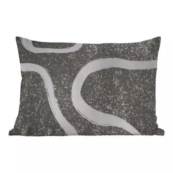 Уличная подушка MuchoWow - Абстракция - Минимализм - Дизайн - 60x40 см - Устойчивость к атмосферным воздействиям - Подушка для отдыха - Чехлы для подушек - Декоративные чехлы для подушек - Декоративные чехлы для подушек, мультиколор