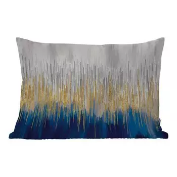 Уличная подушка MuchoWow - Абстракция - Живопись - Масло - 60x40 см - Устойчивость к атмосферным воздействиям - Подушка для отдыха - Чехлы для подушек - Декоративные чехлы для подушек - Декоративные чехлы для подушек, мультиколор