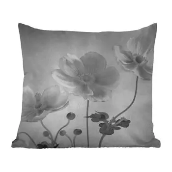 Уличная подушка MuchoWow - Акварель - Цветы - Натюрморт - 40x40 см - Устойчивость к атмосферным воздействиям - Подушка для отдыха - Чехол на подушку - Хлопчатобумажная ткань - Декоративные наволочки, мультиколор