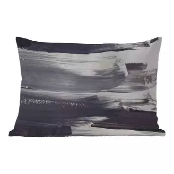 Уличная подушка MuchoWow - Цвет - Черный - Дизайн - 60x40 см - Устойчивость к атмосферным воздействиям - Подушка для отдыха - Чехлы для подушек - Декоративные чехлы для подушек - Декоративные чехлы для подушек, мультиколор