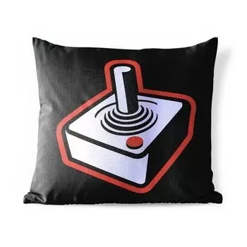 Уличная подушка MuchoWow — для игр — игровой контроллер — черный — 40x40 см — защита от атмосферных воздействий — подушка для отдыха — чехол для подушки — хлопчатобумажная ткань — декоративные чехлы для подушек, мультиколор