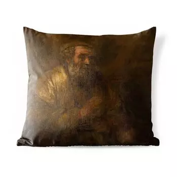 Уличная подушка MuchoWow - Homer - Rembrandt van Rijn - 60x60 см - Устойчивость к атмосферным воздействиям - Подушка для отдыха - Чехлы для подушек - Декоративные чехлы для подушек - Декоративные чехлы для подушек, мультиколор