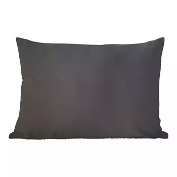 Уличная подушка MuchoWow - Кожа - Структурированная - Имитация кожи - Серый - 60x40 см - Устойчивость к атмосферным воздействиям - Подушка для отдыха - Чехлы для подушек - Декоративные чехлы для подушек - Декоративные чехлы для подушек, мультико...