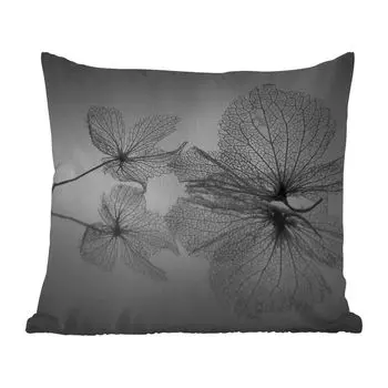 Уличная подушка MuchoWow - Листья - Натюрморт - Осень - 40x40 см - Устойчивость к атмосферным воздействиям - Подушка для отдыха - Чехол на подушку - Хлопчатобумажная ткань - Декоративные наволочки, мультиколор