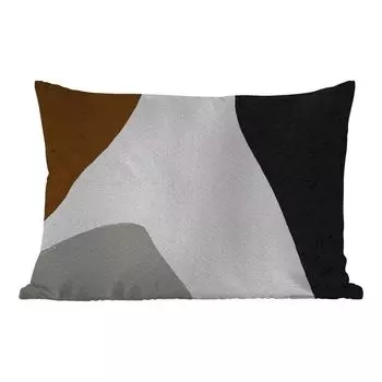 Уличная подушка MuchoWow - Минимализм - Дизайн - Формы - 60x40 см - Устойчивость к атмосферным воздействиям - Подушка для отдыха - Чехлы для подушек - Декоративные чехлы для подушек - Декоративные чехлы для подушек, мультиколор