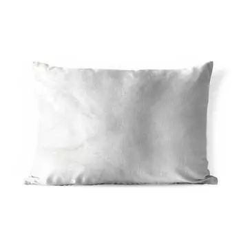 Уличная подушка MuchoWow - Мрамор - Белый - Шикарный - 50x30 см - Устойчивость к атмосферным воздействиям - Подушка для отдыха - Чехол на подушку - Хлопчатобумажная ткань - Декоративные чехлы на подушки, мультиколор