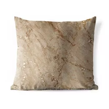 Уличная подушка MuchoWow - Мрамор - Коричневый - Роскошь - 45x45 см - Устойчивость к атмосферным воздействиям - Подушка для отдыха - Чехлы для подушек - Декоративные чехлы для подушек - Декоративные чехлы для подушек, мультиколор
