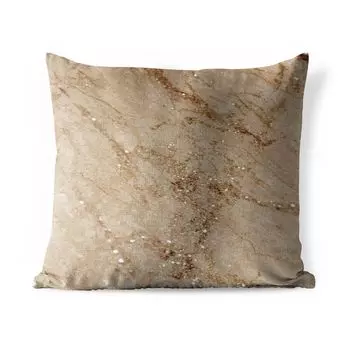 Уличная подушка MuchoWow - Мрамор - Коричневый - Узор - 45x45 см - Устойчивость к атмосферным воздействиям - Подушка для отдыха - Чехлы для подушек - Декоративные чехлы для подушек - Декоративные чехлы для подушек, мультиколор