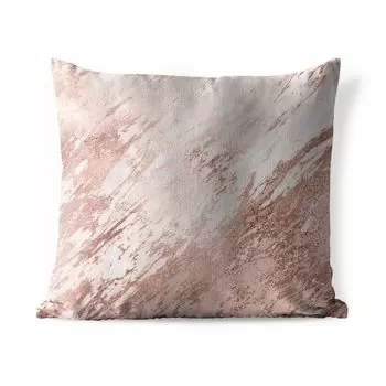 Уличная подушка MuchoWow - Мрамор - Розовый - Узор - 40x40 см - Устойчивость к атмосферным воздействиям - Подушка для отдыха - Чехол на подушку - Хлопчатобумажная ткань - Декоративные наволочки, мультиколор