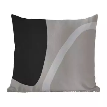 Уличная подушка MuchoWow - Пастель - Минимализм - Формы - 40x40 см - Устойчивость к атмосферным воздействиям - Подушка для отдыха - Чехол на подушку - Хлопчатобумажная ткань - Декоративные наволочки, мультиколор