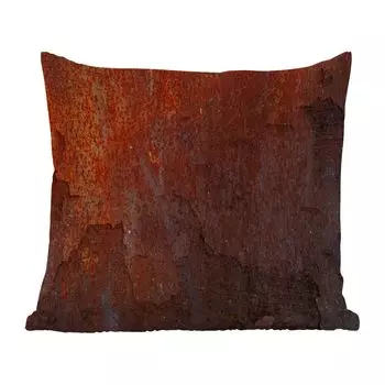 Уличная подушка MuchoWow - Ржавчина - Цвет - Желтый - 40x40 см - Устойчивость к атмосферным воздействиям - Подушка для отдыха - Чехол на подушку - Хлопчатобумажная ткань - Декоративные чехлы на подушки, мультиколор