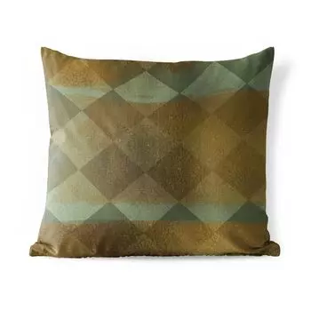 Уличная подушка MuchoWow - Узор - Квадратный - Зеленый - 50x50 см - Устойчивость к атмосферным воздействиям - Подушка для отдыха - Чехол на подушку - Хлопчатобумажная ткань - Декоративные чехлы на подушки, мультиколор