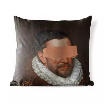 Уличная подушка MuchoWow - Вильгельм Оранский - Искусство - Живопись - 45x45 см - Устойчивость к атмосферным воздействиям - Подушка для отдыха - Чехлы для подушек - Декоративные чехлы для подушек - Декоративные чехлы для подушек, мультиколор