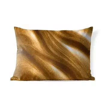 Уличная подушка MuchoWow — золотистый цвет — 50x30 см — атмосферостойкая — подушка для отдыха — чехол на подушку — хлопчатобумажная ткань — декоративные наволочки, мультиколор