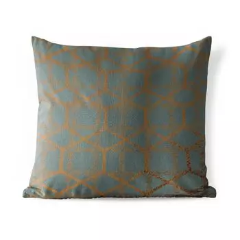 Уличная подушка MuchoWow - Золото - Узор - Линия - 40x40 см - Устойчивость к атмосферным воздействиям - Подушка для отдыха - Чехол на подушку - Хлопчатобумажная ткань - Декоративные наволочки, мультиколор