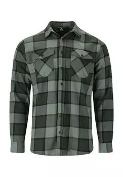 Уличная рубашка Caspar из мягкого хлопкового материала WHISTLER, зеленый