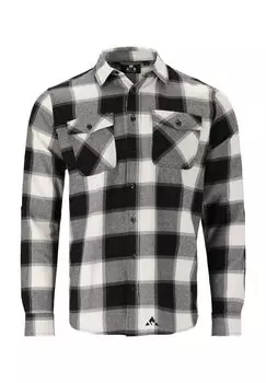 Уличная рубашка Caspar из мягкого хлопкового материала WHISTLER, черный