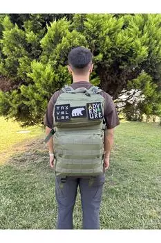 Уличная сумка на 45 л, сумка для кемпинга, военная сумка, спортивная сумка, тактический рюкзак GENIUS, хаки