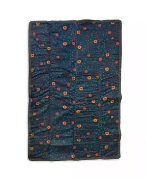 Уличное одеяло с цветочным принтом для маленьких девочек Little Unicorn, коричневый