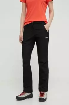 Уличные брюки Active Track Jack Wolfskin, черный