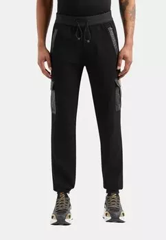 Уличные брюки Gold Label EA7 Emporio Armani, черный