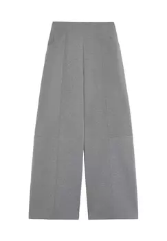 Уличные брюки HIGH-RISE WIDE-LEG OYSHO, серый