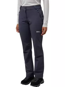 Уличные брюки Jack Wolfskin, антрацит