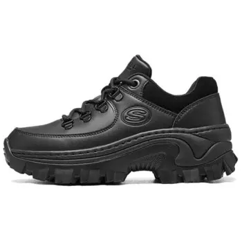Уличные массивные кроссовки женские низкие черный Skechers