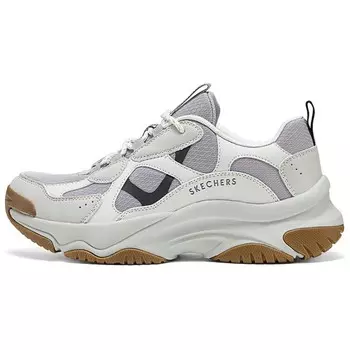 Уличные массивные кроссовки женские низкие фиолетово-серый Skechers