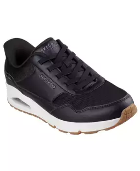 Уличные мужские слипоны: кроссовки для ходьбы Uno Banksia от Finish Line Skechers, черный