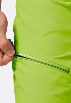 Уличные шорты Tourer Jack Wolfskin, зеленый