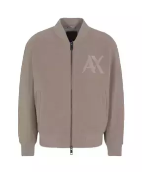 Уличный бомбер aw24 Armani Exchange, бежевый