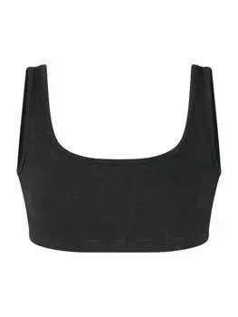 Уличный бюстгальтер с круглым вырезом Skims, цвет washed onyx