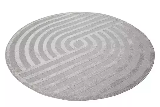 Уличный ковер Esprit "Spirit", круглый 200х200 см, 200 см, серый