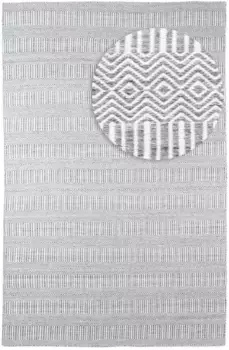 Уличный ковер Morgenland "In- & Outdoor Rug - Heaven - коричневый", прямоугольный, подходит для использования внутри и снаружи помещений 80х150 см, серый