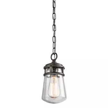 Уличный светильник IP23 E27, бронзовое стекло, металл, морская терраса, сад, подвесной светильник снаружи Licht-Erlebnisse