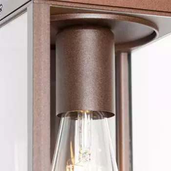 Уличный светильник QAZQA, коричневый