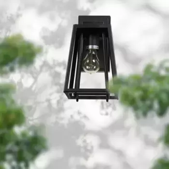 Уличный светильник Relaxdays, черный