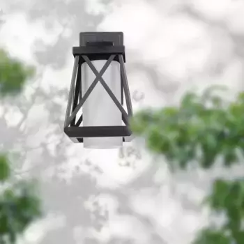 Уличный светильник Relaxdays, черный