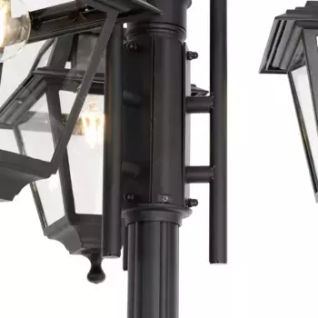 Уличный торшер QAZQA, черный