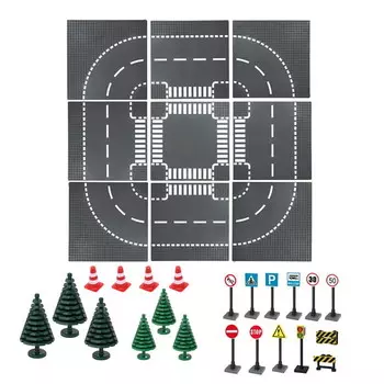 Улицы Сан-Франциско - дороги, знаки - блоки 31 элемент HABARRI
