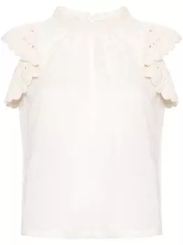 Ulla Johnson блузка Кай, белый