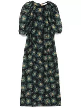 Ulla Johnson платье миди Amandine, синий