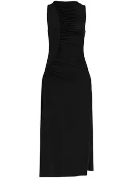 Ulla Johnson платье миди без рукавов Livia, черный