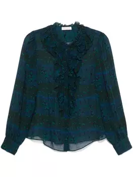 Ulla Johnson рубашка Clio, зеленый