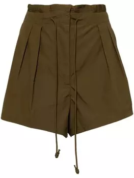 Ulla Johnson шорты Camryn со складками, нейтральный цвет