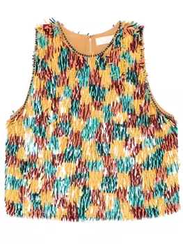 Ulla Johnson топ Beatriz, желтый