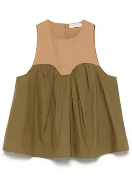 Ulla Johnson топ Kali, зеленый